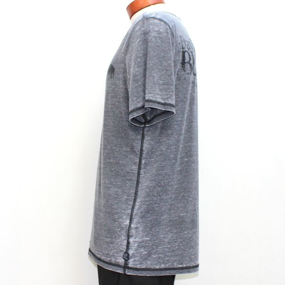 Buffalo David Bitton Burnout Gray T Shirt Men's Size XL - Picture 2 of 9